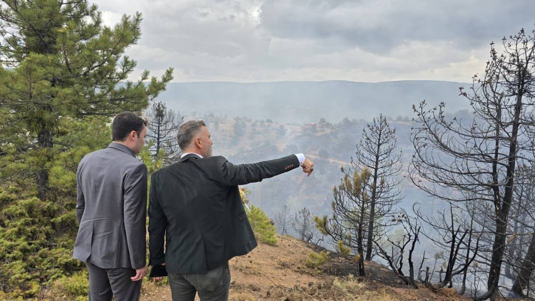 Konya Derbent’te orman yangını çıktı 18